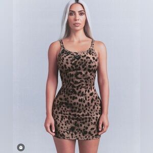 NWT Dolce&Gabbana X SKIMS Cotton Rib Scoop Tank Mini Dress